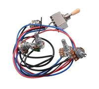 Kit Cablaggio Precablato Chitarra Chitarra precablata per interruttore a levetta a 3 vie 2v2t 1 set di resistori da 500k per la sostituzione GB