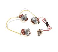 Kit Cablaggio Precablato Chitarra Il set di cablaggio per circuiti bassi durevoli contiene regolatori di volume del tono A250K e B250K + prese