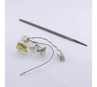 Kit Cablaggio Precablato Chitarra Kit pre cablaggio per chitarra elettrica 3 potenziometri in ottone da 250K e accessori per interruttori a 5 posizioni 4 misure(2)