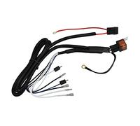 Kit Cablaggio relè Clacson, Kit relè Cablaggio Clacson in Rame ABS 12V Kit relè Cablaggio Cablaggio Clacson Cavo 1,9 M per Camion Auto Moto