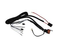 Kit Cablaggio relè Clacson, Kit relè Cablaggio relè Clacson in Rame ABS 12V Kit Cablaggio relè Clacson per Auto Cavo 1,9 M per Camion Auto Moto