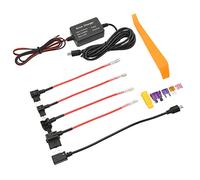 Kit Cablaggio Rigido per Dash Cam 5V, Sistema di Protezione a Bassa | Installazione semplice, trasformazione della tensione, ampia compatibilità, protezione da corrente elevata