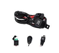 Kit cablaggio universale per fari fendinebbia per auto CBS ABTO 9-16V 40A per barra luminosa da lavoro HID con fusibile e interruttore relè