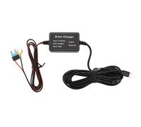 Kit Cablato Per Dash Cam, Alimentatore Caricatore Per Telecamera da Cruscotto Per Auto, Kit Cablato Per Dash Cam Uscita di Alimentazione Stabile da 12 V a 30 V a 5 V Tipo C Per Mirror Cam Navigatori G