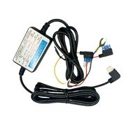 Kit Cablato USB C Dash Cam - Protezione Continua Della Telecamera Da Cruscotto, Cavo Automobilistico Universale | Cavo Di Alimentazione Con Fusibile A 3 Nuclei Da 12 V-24 V A 5 V 2,5 A, Alimentatore A