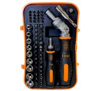 Kit Cacciavite A Cricchetto Multiuso 61 Pezzi Set Con Punte E Chaivi Magnetiche