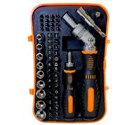 Kit Cacciavite A Cricchetto Multiuso 61 Pezzi Set Con Punte E Chiavi Magnetiche