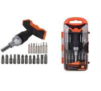 Kit cacciavite cricchetto manico T multiuso 25 pz inserti intercambiabili 92194