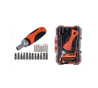 KIT CACCIAVITE CRICCHETTO MULTIUSO 27 PZ MAGNETICO CON MANICO ANTISCIVOLO 92187