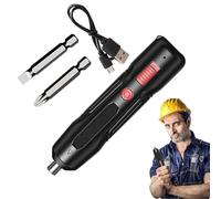 Kit cacciavite elettrico - strumento avvitatore senza fili, vite ricaricabile, set di trapano portatile, manico magnetico per kit di coppia regolabile, driver di ricarica USB, mini punta di