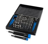 iFixit Manta Precision Bit Set, Kit di punte di precisione (4 mm) e da 1/4'' , con 2 cacciaviti e 112 inserti: per elettronica, mobili