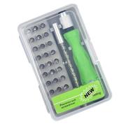 Kit Cacciaviti Da Computer | Kit 32 In 1 Con Manico Ergonomico Di Precisione | Set cacciaviti per orologi | Per PC Cellulare Console Gioco Occhiali Batteria Auto Camion Uso Quotidiano Casa Ufficio