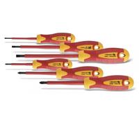 Kit Cacciaviti Isolati per Elettricista 1000V Acciaio S2 HT1S996