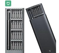 Kit Cacciaviti Mijia per Uso Quotidiano, 24 Punte Magnetiche di Precisione, Scatola in Alluminio, Set Cacciaviti Fai-da-Te per Xiaomi