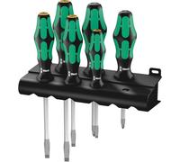 KIT CACCIAVITI OFFICINA E MECCANICA 6 PARTI WERA 334/355 SK/6 TAGLIO CROCE