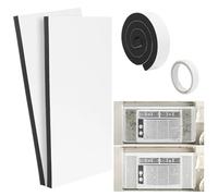 Kit Calafataggio Per - sturdy compatto Finestra Condizionatore Aria 2 pezzi, ad alta densità universali , Schiuma Laterali Casa Ufficio Camera | Multipurpose Outdoor Indoor Utility sleek