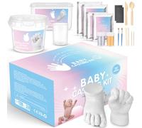 Kit Calco Mani e Piedi in 3D per Neonato, Taricor Kit per Stampi di Impronte del Bambino, Set Regalo in 3D, Ricordi, Souvenir, per Bambini o Neonati, Regali per il Baby Shower