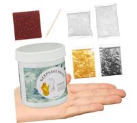 Kit Calco Mani e Piedi Ragazzo Ragazza Ricordo Oro per Genitori | Mud e Pe, per Birthday Party e Feste, Facile Fai da Te, per Registrare la Crescita del Bimbo