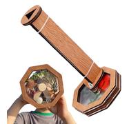 Kit caleidoscopio, kit educativo per caleidoscopio in legno, set artigianale fatto a mano per bambini, creatività e apprendimento dello stelo, design a lunga durata, sviluppo delle abilità |