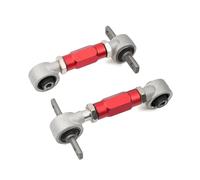 Kit camber sospensione posteriore regolabile Braccio di controllo regolabile for osso di cane compatibile for Honda Civic EK EG CRX 1988-2000 RS-LTB002(Red)