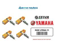 KIT CAMBIO CANDELE - 4pz - LFR6A-11 NGK - KIT CANDELE ACCENSIONE - FUORIBORDO