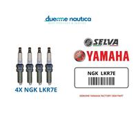 KIT CAMBIO CANDELE YAMAHA F40GETL E SELVA MURENA XS XSR LKR-7E 4PZ NGK CANDELA
