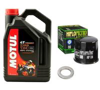 Kit Cambio Olio Motore Motul 7100 10W40 Filtro Olio Giunto Suzuki Bandit HF138