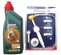 KIT CAMBIO OLIO PIEDE FUORIBORDO E INGRANAGGI CASTROL 80W90 1 LT E POMPA