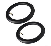 Kit camera d'aria per bici elettriche da 30,5 cm, include 2 camere d'aria da 30,5 x 4,4 cm e 30,5 x 4,5 cm, con valvola piegata per una vestibilità sicura e un gonfiaggio (bocca piegata)