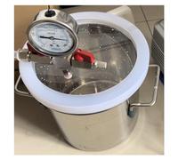 Kit camera di degasaggio sotto vuoto in acciaio inossidabile con coperchio in acrilico trasparente - da 6L a 100L for epossidica, stabilizzazione del legno(75L)