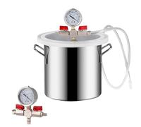 Kit camera di degasaggio sottovuoto per degasaggio a pressione in applicazioni in botte - Design trasparente della finestra