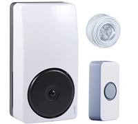 Kit campanello cablato Byron 1217 - Suono classico - Bianco
