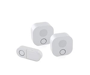 Kit campanello senza filo a lungo raggio con 2 ricevitori - DiO Design