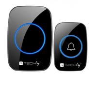 Kit Campanello Wireless fino a 300m IP44 Black Basso consumo energetico