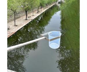 Kit campionamento acqua con asta telescopica per raccolta e collaudo liquidi