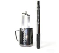 Kit campionatore Acqua da 500 ml/1000 ml, campionamento Acqua con Manico Regolabile e Bicchiere a Pendolo, Set campionatore(1000ml,1.2-4m/3.8-13.1ft)