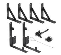 Kit cancello | 1 set di hardware per cancello di recinzione in legno, gancio angolare per casa, , giardino, piscina, capannone, porte esterne