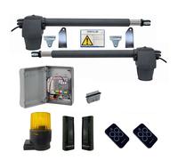 Kit cancello ante battenti FAAC GENIUS G-BAT 424 KIT 24V 433Mhz 4mt con 2TX