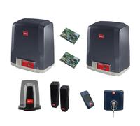 KIT cancello doppia anta scorrevole 24V automatismo BFT DEIMOS ULTRA BT A400