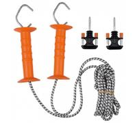 Kit Cancello per Recinto con Corda Elastica Doppia 6,5/11 m GALLAGHER per Recinz