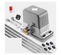 Kit Cancello Scorrevole, Operatore automatico del cancello scorrevole da 1800 kg del motore AC220V/110V come motore del motore del cancello chiudiporta (sensore, pulsante, lampada, opzionale)(KIT9)