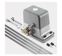 Kit Cancello Scorrevole, Operatore automatico del cancello scorrevole da 1800 kg del motore AC220V/110V come motore del motore del cancello chiudiporta (sensore, pulsante, lampada, opzionale)(Kit 14)