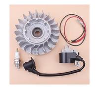 Kit candela bobina di accensione volano adatto for MS660 066 MS 660 1122 400 1217 Parti ricambio for motosega