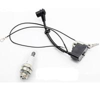Kit candela modulo bobina di accensione adatto for motosega 2500 25CC for Ze-no-ah G2500 Strumento elettrico (Color : Both)