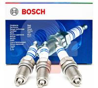 Kit Candele 3pz BOSCH AUDI 100 C3 C4 80 B4 A2 A3 S3 BMW ALFA ROMEO 1.8 2.4 2.8