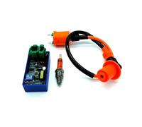 Kit candele A7TJC for moto da corsa DC 6PIN CDI limitatore di velocità DIP switch bobina di accensione adatto for ATV GY6 50 125 150cc ciclomotore scooter