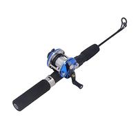 Kit Canna da Pesca sul Ghiaccio da 50 Cm Kit Completo Per Pesca sul Ghiaccio Kit Canna da Pesca sul Ghiaccio in Fibra di Carbonio Attrezzatura da Pesca Kit Combo Pesca sul Ghiaccio Per L'inverno All'a