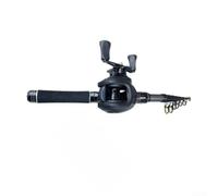 Kit Canna Telescopica in Carbonio 31cm per portatile Kit Canna | Design ultra- per portatile, chiusa 31cm, ideale per zaini, viaggi in treno, escursioni a piedi, pesca spontanea