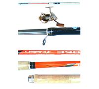 Kit Canna Urania 3.90m 50/70g + Mulinello Xc Bombarda Inglese Mare Pesca EH