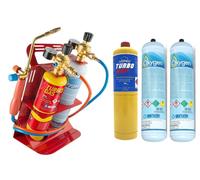 KIT CANNELLO SALDATURA TURBO SET 200 OSSIGENO / MAP + 2 OSSIGENO 1 TURBO MAP